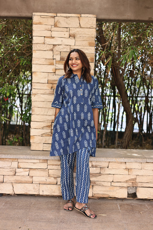 Mihika Block Printed Kurta Set