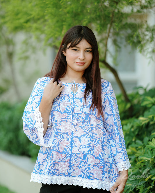 Raavi Block Printed Top