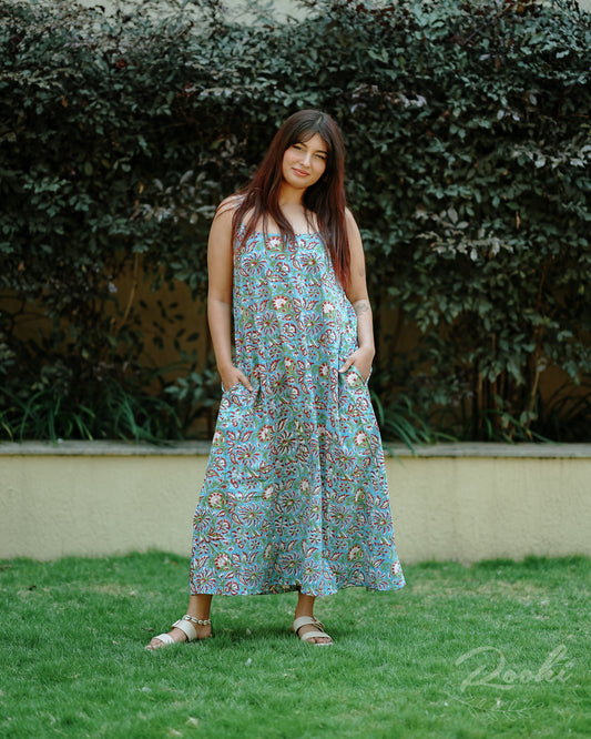 Julia Block Printed Dress