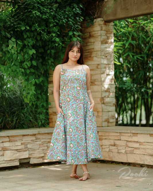 Varuna Block Printed Summer Dress